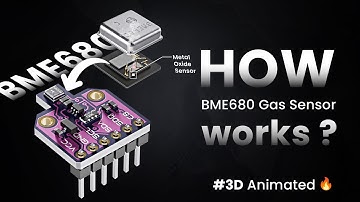 How BME680 Gas Sensor Works? | Arduino 3D Animation Explained in Detail 🔥