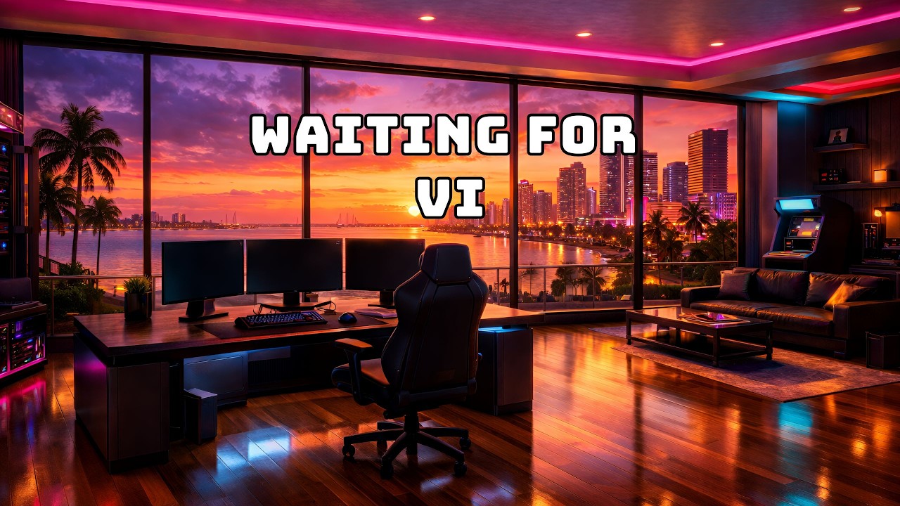Coding in Vice City 🌴 Deep Focus Synthwave Mix [Waiting for GTA VI]