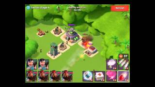 Boom Beach Dr. Terror Stage 1-6 Hookas Walkthrough 20140625