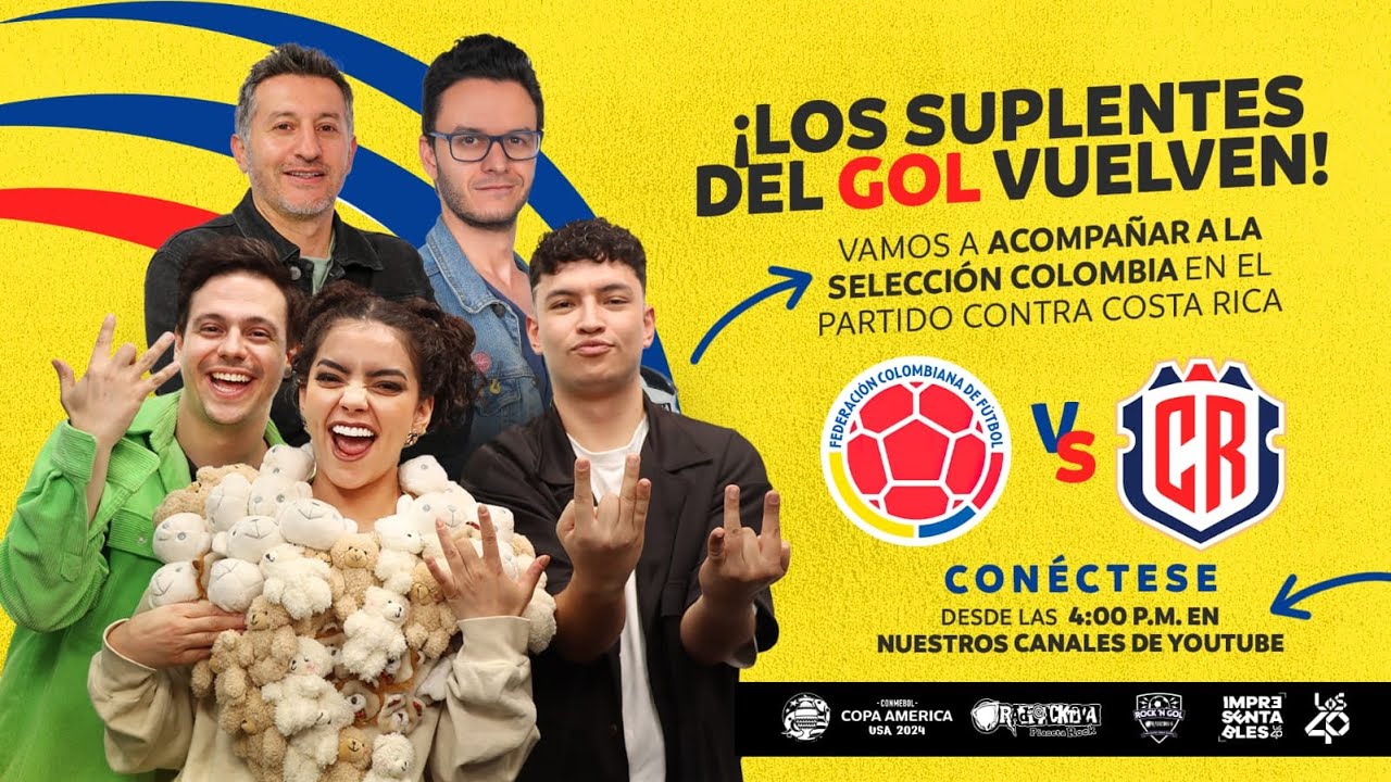 Colombia 3 - Costa Rica 0 en la Conmebol Copa América USA 2024 - YouTube