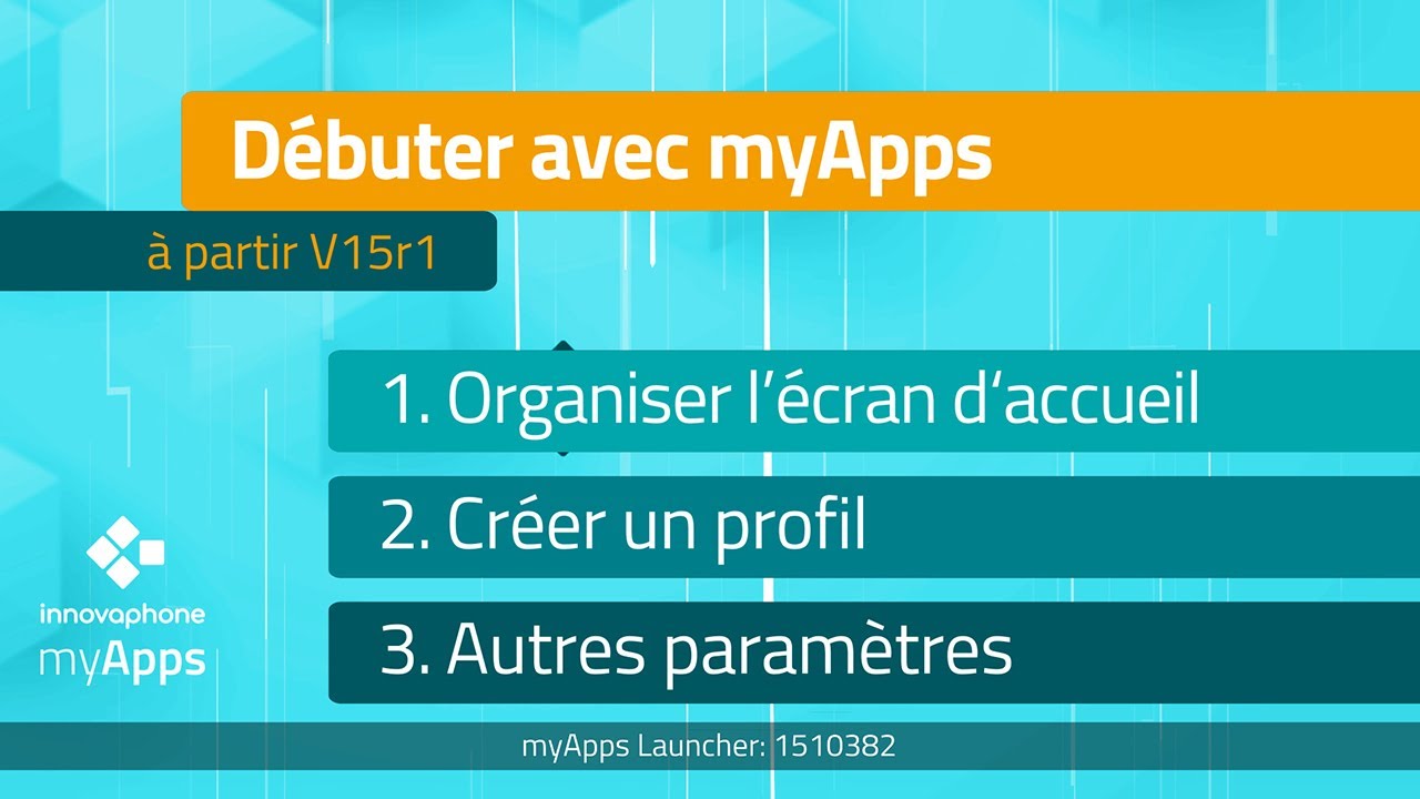 #39 myApps tutoriel — Débuter avec myApps (15r1, 16r1) | FR - YouTube