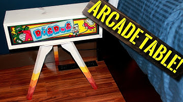 I Made An Accent Table From An Arcade Marquee!
