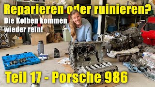 Porsche 986 Motormontage – Kolben, Kolbenringe &amp; Pleuel! | just in love with cars