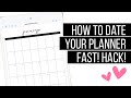 How to Date Your Digital Planner Super Fast! | Digital Planning Hack