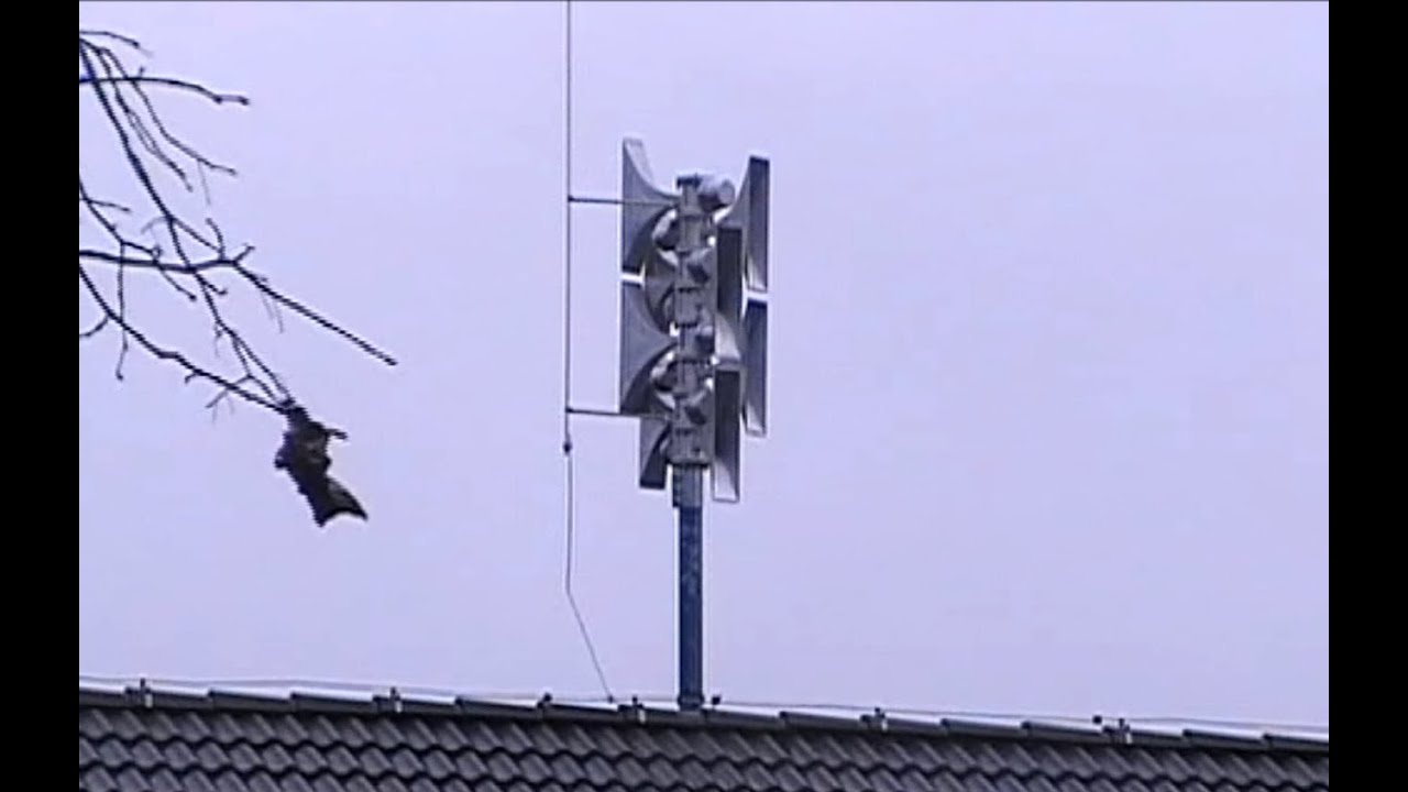 Sirenenprobe Troisdorf - Neue elektronische Sirene (SES 1200) - YouTube