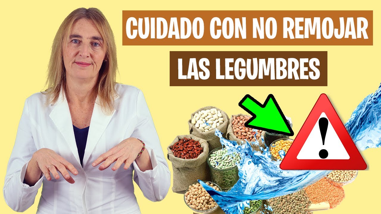 ESTO PASA si NO REMOJAS las LEGUMBRES | Remoja las legumbres siempre | Alimentación real saludable
