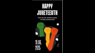 Juneteenth:  Today, we honor the joy, the pain, the history — and the unfinished work of freedom.