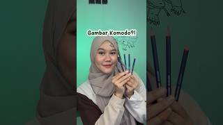 BUTUH 5 JAM BUAT BIKIN VIDEO INI😭🔥 Kita gambar KOMODO!😎 #diluarlaut #ceritasambilgambar