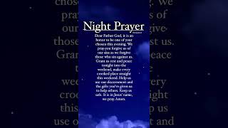 Night Prayer 107🧎🏾‍♀️#prayer #nightprayer #jesuschrist  #jesus