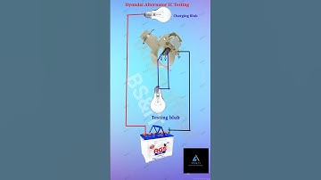 Hyundai alternator IC regulator testing