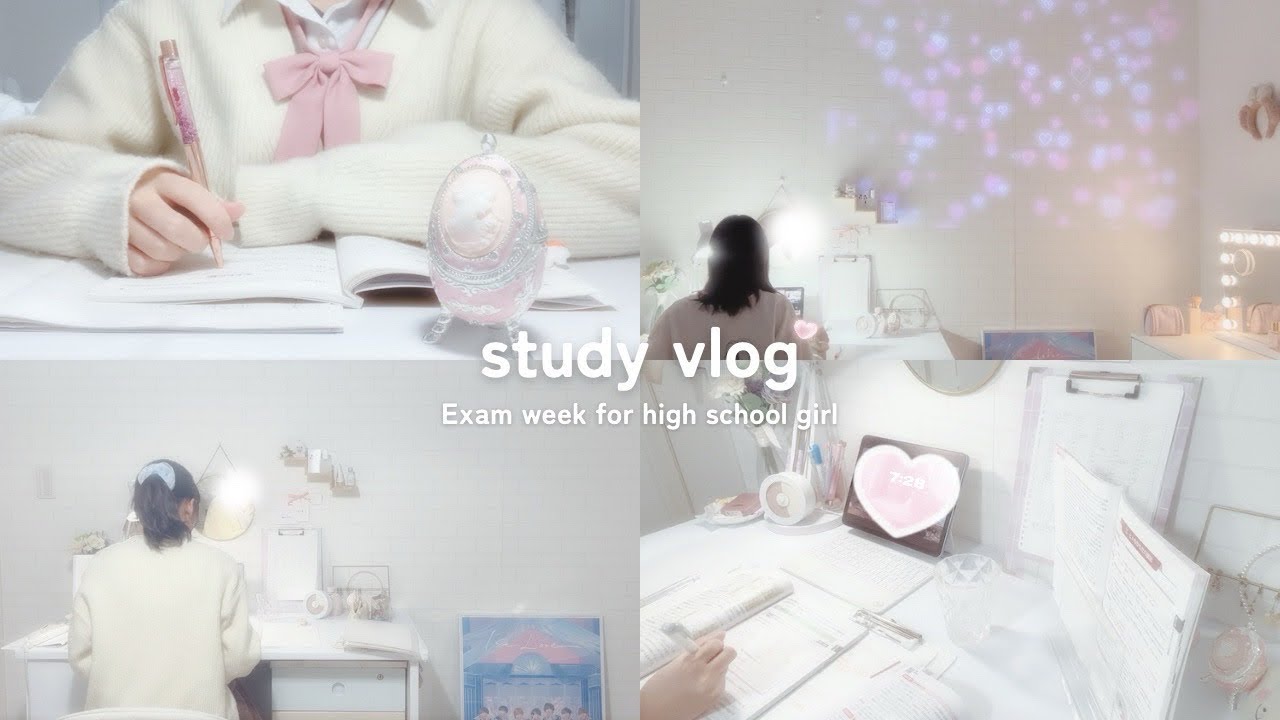 【study vlog】冬の高校生のテスト期間📖💗/3週間密着/Qoo10メガ割/横浜ディナー🍽️