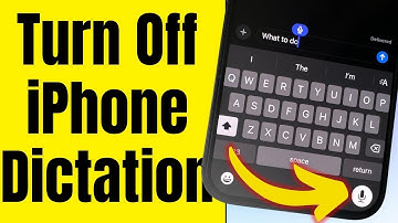 How to Disable Dictation on iPhone 16 Pro Max, 15, 14, iPad - 2025