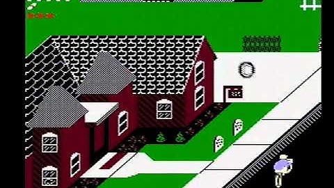Nintendo NES Paperboy Game (Intro)
