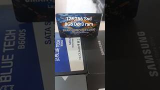 Smart laptop and repairing  128 ssd, 256 Ssd, 8 gb DDR 3 ram