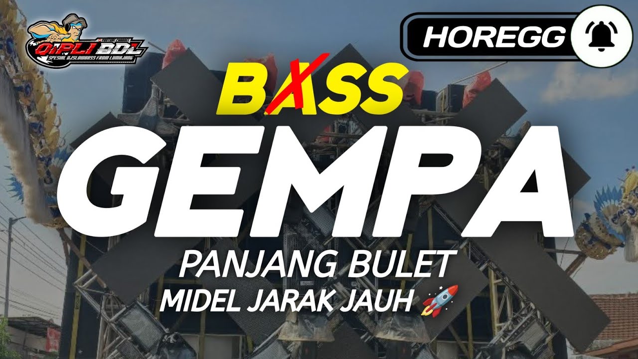 DJ CEK SOUND BASS GEMPA TERBARU 2025 PALING NJEDUG