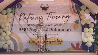 Pidato Perpisahan Mengharukan oleh Cinta Amelia (Perwakilan kelas IX) SMPN 2 Pabuaran