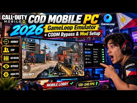 COD Mobile PC 2026 🔥 GameLoop Emulator + CODM Bypass & Mod Setup