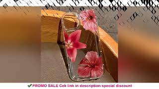Flower Lily Hibiscue Print Clear Phone Case For Iphone 16 15 14 13 12 11 17 Pro Max Mini 16E 7 8 Plu