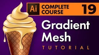 How To Use Gradient Mesh Tool In Illustrator Cc Episod 19 Graphic Design In Hindi  Urdu