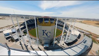 Kauffman Stadium Like You've Never Seen it Before | Drone Fly-Through Tour