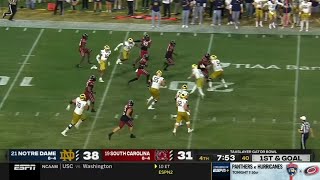 South Carolina 100 YARD Pick Six vs Notre Dame | 2022 College Football