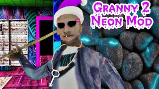 Granny 2 Neon Mod Grannys Neon Life Door Escape