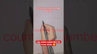 "Stop long adding! ❌ Learn this odd numbers trick in seconds. 🧠✨#MathHacks #QuickMath"👍👍