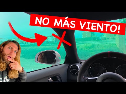 Como AJUSTAR el CRISTAL para SOLUCIONAR SONIDO DEL AIRE en la VENTANILLA | AUDI TT MK2