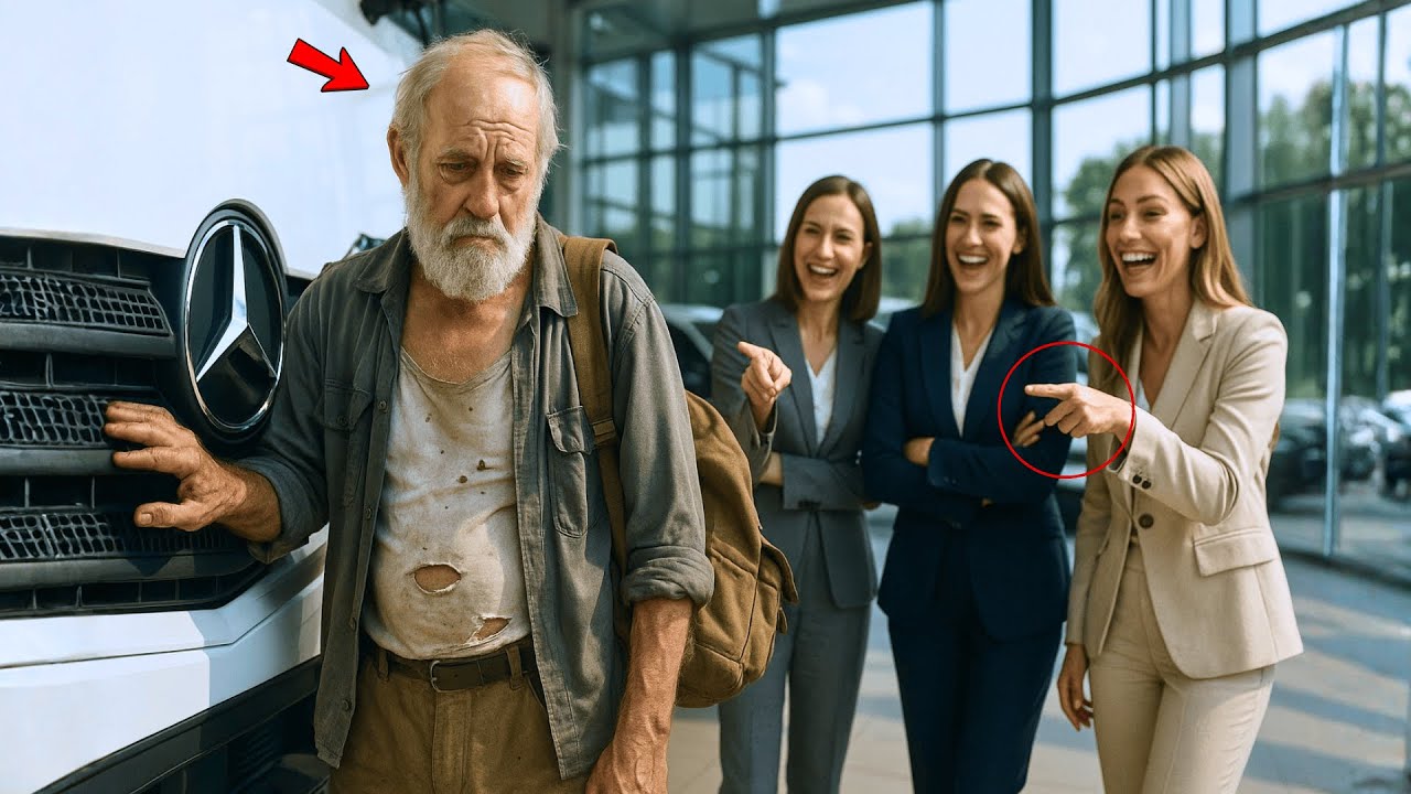 „Wezmę pięć ciężarówek Mercedesa” — powiedział obdarty mężczyzna. Sekundę później wszyscy zamilkli