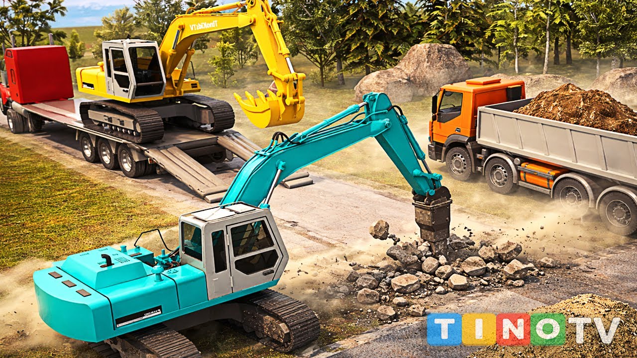 Amazing Construction Machine Trucks in Action 🚧 Overpass Bridge Epic Construction Trucks Simulation