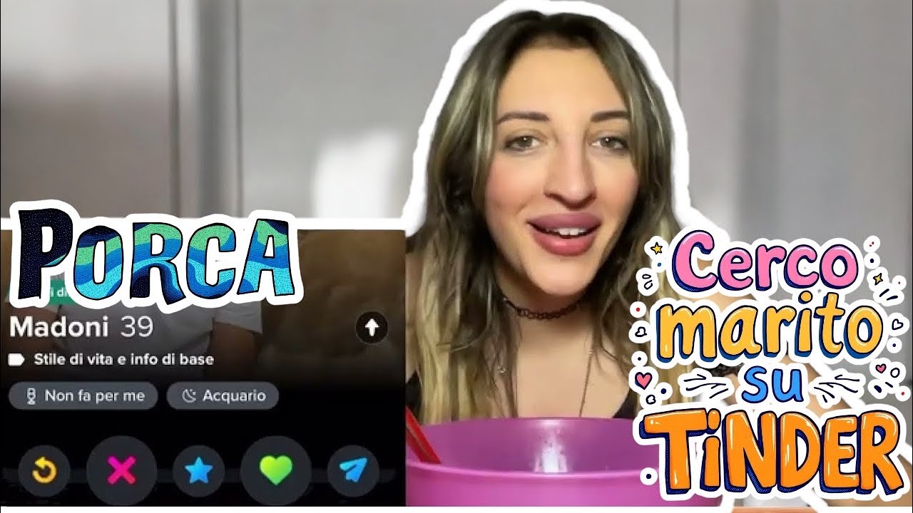 Cerco marito su Tinder ❤️Ormai sono rimasti solo gli acari della polvere 😂…. “PORCA MADONI!!”