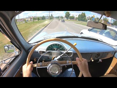 1960 ГАЗ-21 ВОЛГА POV TEST DRIVE