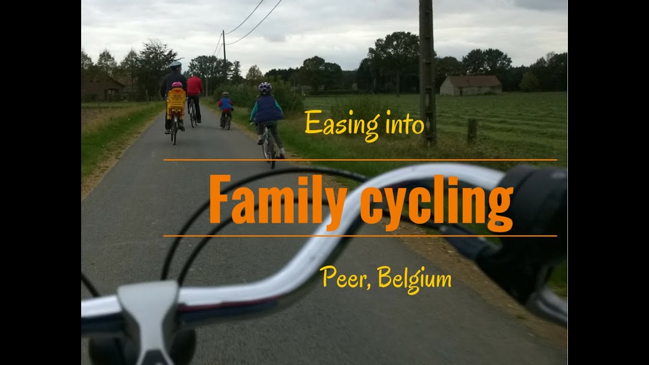 Family cycling in Peer, Belgium- farming & Bruegel routes