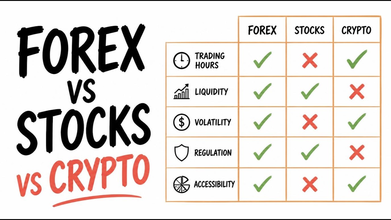 Which Market Should You Trade? | Forex vs Stocks vs Crypto | Full ...