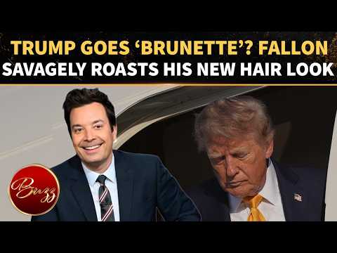 Trump’s NEW Hair Colour Gets ROASTED by Jimmy Fallon in Savage Fake Commercial