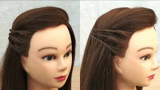 Easy Cute Hairstyle For Girls || Beautiful hairstyle\Simple Hairstyle\Hairstyle girl screenshot 1