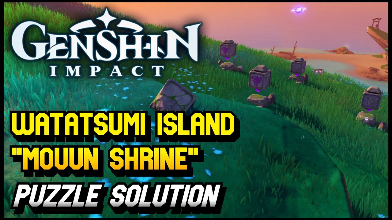 Genshin Impact Mouun Shrine / Watatsumi Island Puzzle Solution YouTube