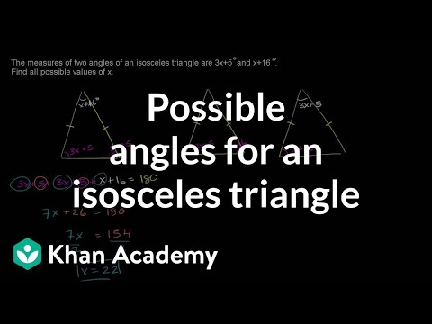 Another isosceles example problem | Congruence | Geometry | Khan Academy