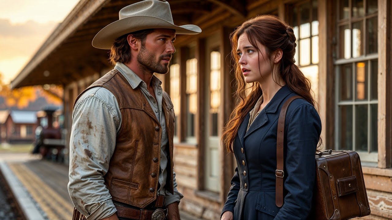 The Mail Order Bride Was Rejected At The Depot, A Cowboy Saw Her Tears And Said "I'll Marry You"