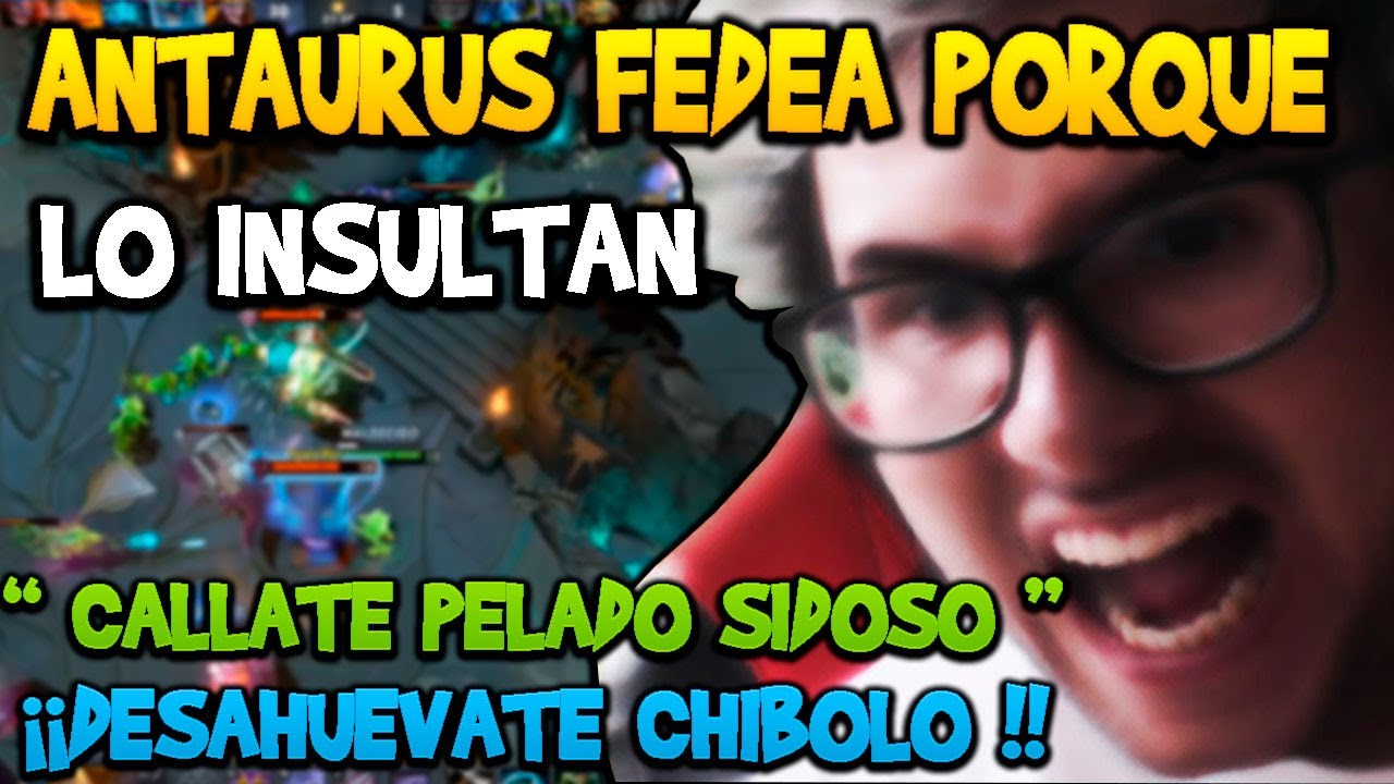 ANTAURUS EL SIMBOLO DE LA PAZ FEDEA PORQUE LO INSULTAN Y SE ENFRENTA EN UN VS CON FLAMER !! - DOTA 2