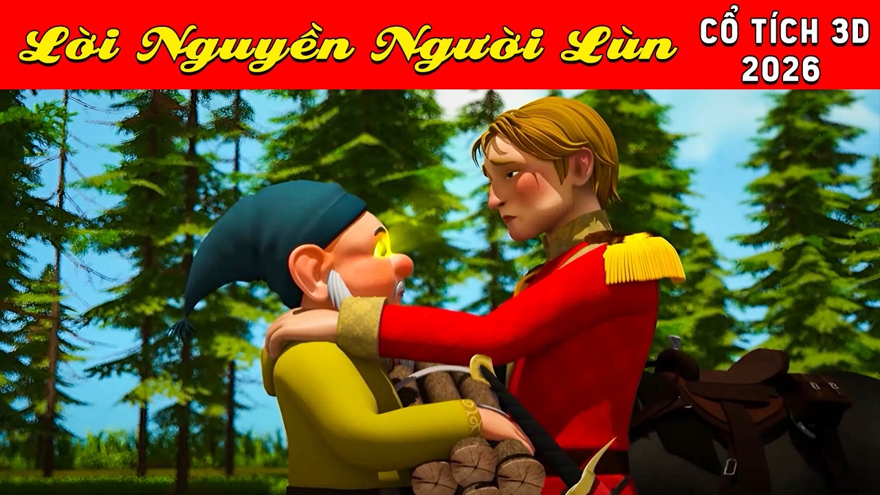Cổ tích 3D tết Việt Nam 2026 - LỜI NGUYỀN NGƯỜI LÙN - Bài học cuộc sống - Cổ tích sự tích Việt 2026