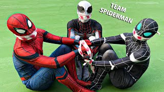 TEAM SPIDER-MAN vs BAD GUY TEAM || LIVE ACTION STORY 2