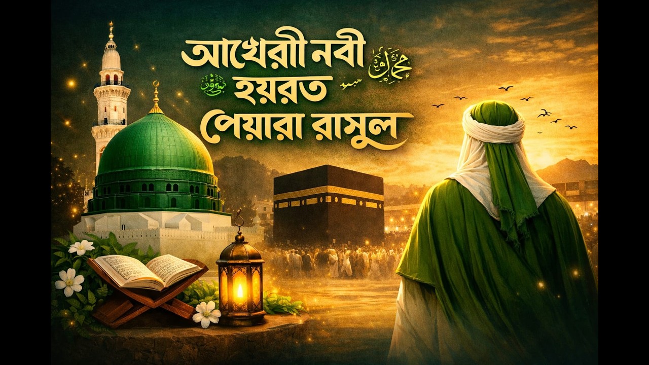 আখেরী নবী হযরত পিয়ারা রাসুল।। Akheri Nobi Hazrat।। কথা ও সুরঃ মশিউর ...
