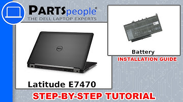 Dell Latitude E7470 (P61G001) Battery How-To Video Tutorial