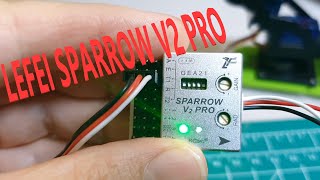 LEFEI SPARROW V2 PRO. FLIGHT CONTROLLER. RC AIRPLANE