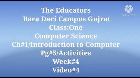 Class:1/Comp/Ch#1/Introductions to computer/Pg#5/Activities/W#4/V#4.