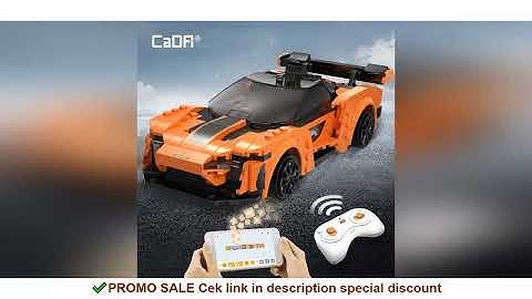 Cada APP Programming Remote Control Sports Car Building Blocks City RC Vehicle Racing Car Bricks Gif