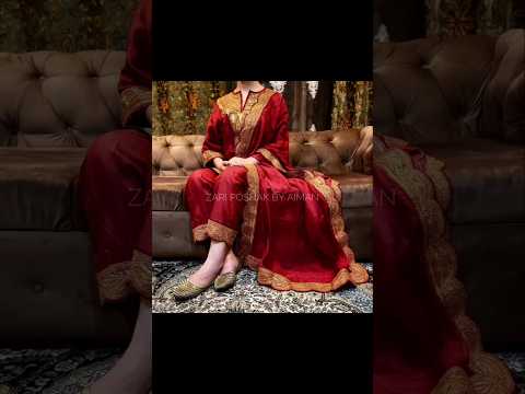 Beautiful Kashmiri Bridal Nikkah and Aab Shairun Dresses //bridal Tilla work #2026#kashmiriwedding