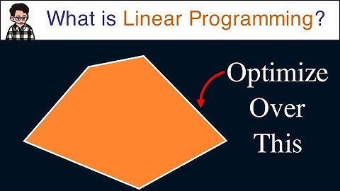 What in the world is a linear program?