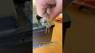 Batterie Trick mit Kette